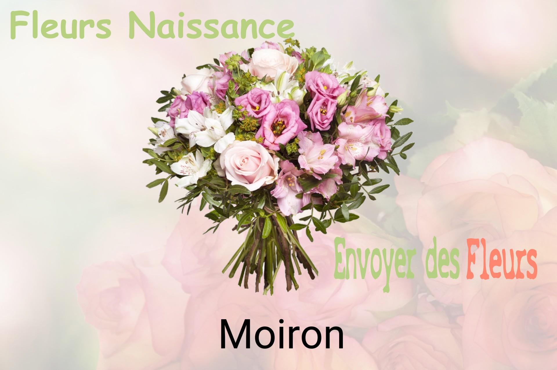 Bouquet de fleurs de naissance livré à Moiron
